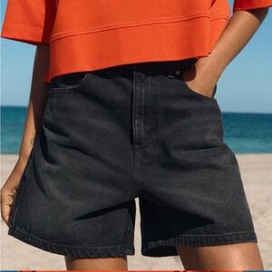 Zara High-waisted Mom Fit Shorts